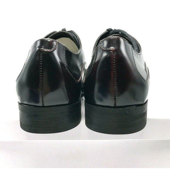CALVIN KLEIN Men\'s Bordo Von Brush Off Leather Oxf main image 4
